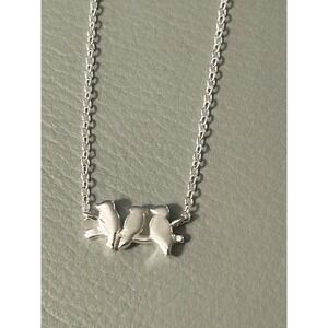 Unwritten Mini Bird Pendant Necklace in Sterling Silver, 16" + 2" extender #758